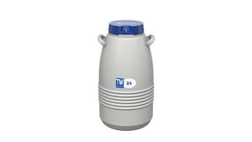 [TW 24-5S] Taylor Wharton by IC Biomedical – 24-5S Series Small LN2 Freezer With 5″ Canisters (Capacity: 660+ x 1/2cc Straws)